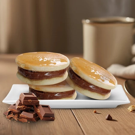 Pancake Susu Lembang Cokelat — Lembutnya Bandung di Setiap Gigitan
