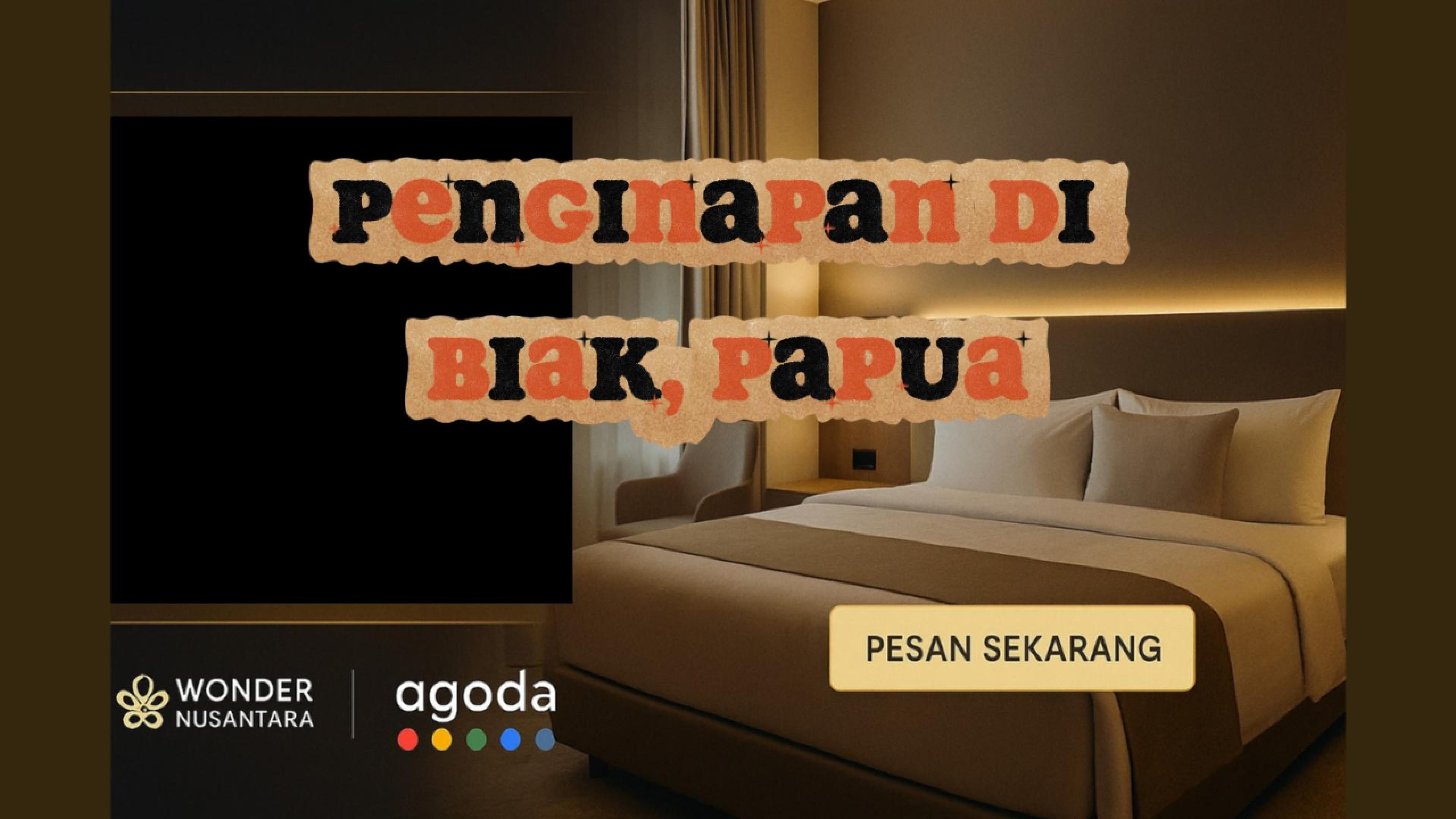 Menginap di Biak Hotel, Guesthouse & Pilihan Nyaman di Pulau Cenderawasih