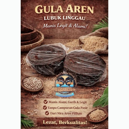 Gula Aren Batok Super Lubuk Linggau 1 Kg – Manis Alami & Aroma Khas
