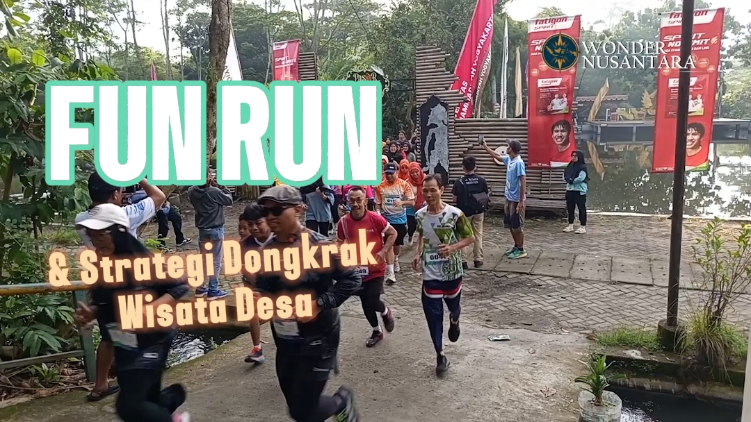 Strategi Cerdas Dongkrak UMKM dan Budaya Lokal. Fun Run di Desa Wisata Wirokerten Bantul