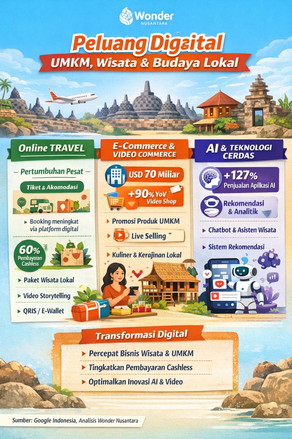 Tren Digital 2026, Menyongsong peluang UMKM, Wisata dan Budaya Lokal