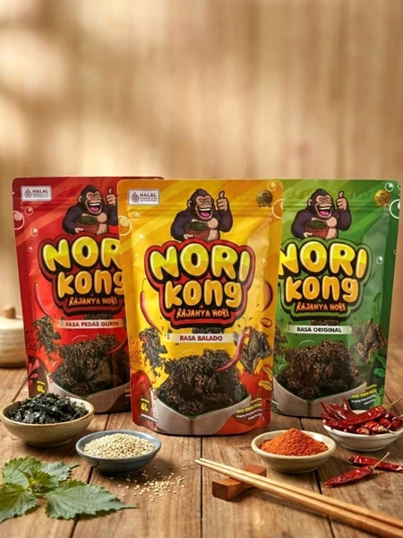 Nori Kong — Cemilan Rumput Laut Renyah, Sehat, dan Praktis untuk Gaya Hidup Modern