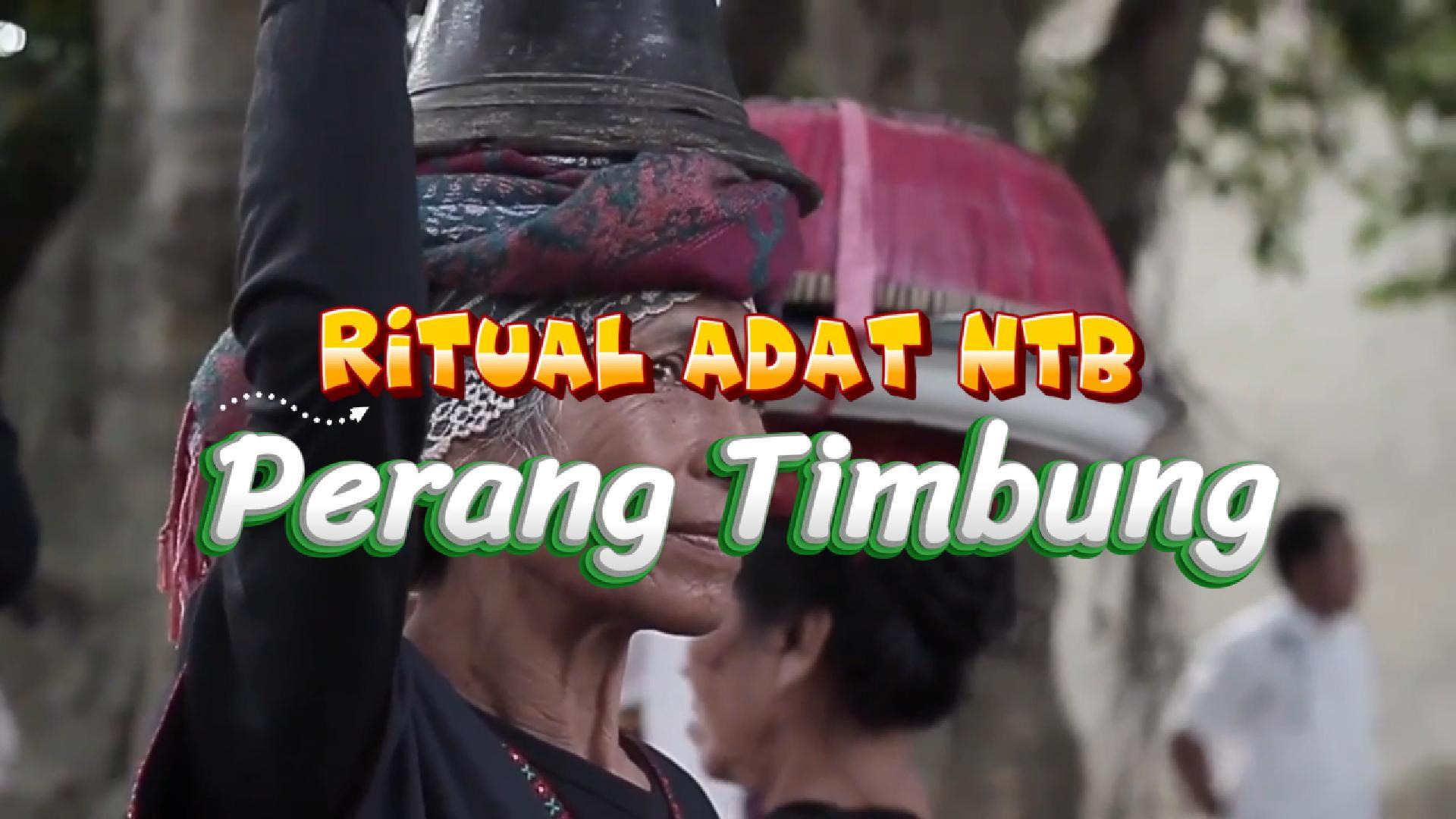 RITUAL ADAT PERANG TIMBUNG LOMBOK TENGAH 