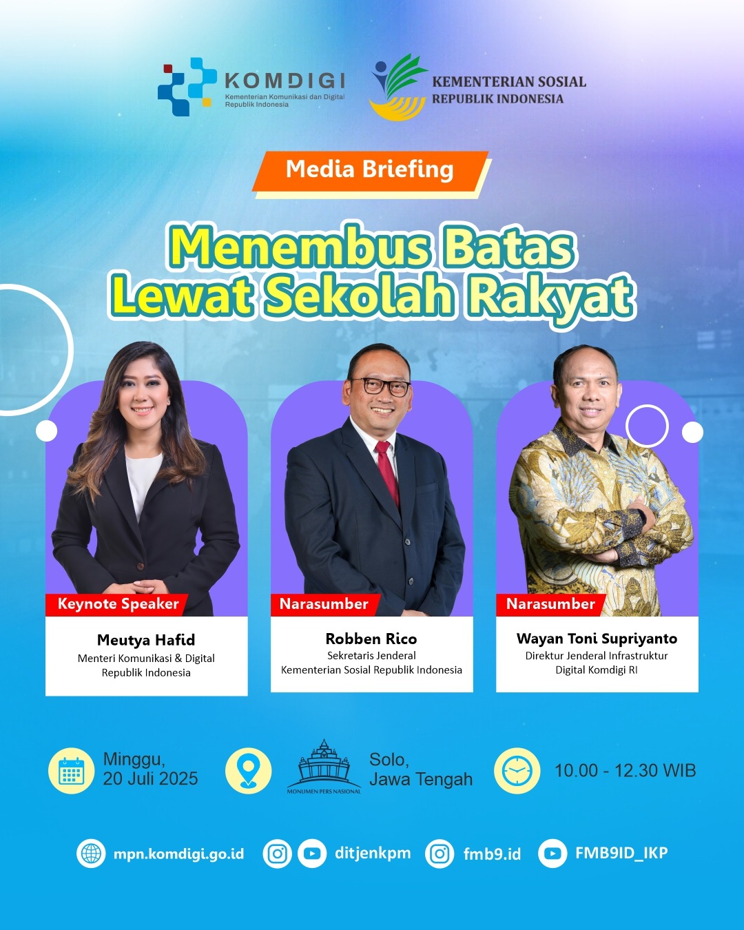 Galeri Saat Media Lokal Jadi Penjaga Harapan: Sekolah Rakyat dan Misi Besar Memutus Rantai Kemiskinan