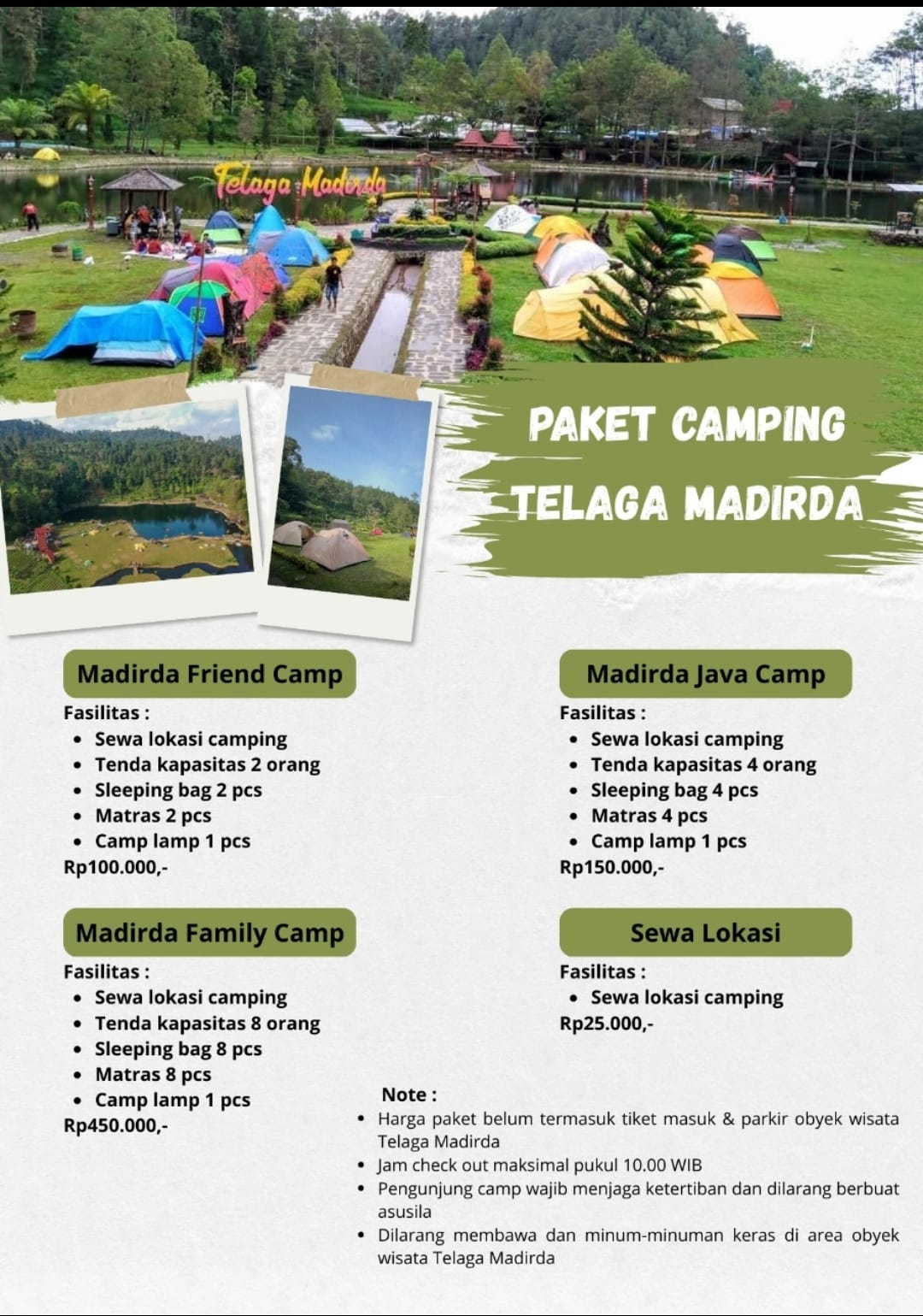 Galeri Camping Ceria Telaga Madirda