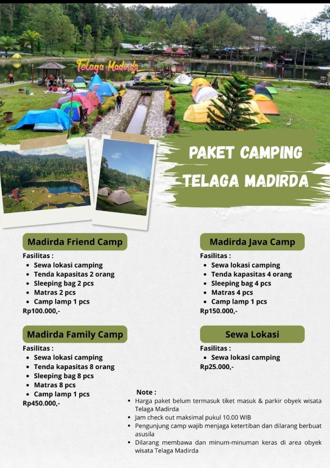 Galeri Camping Ceria Telaga Madirda