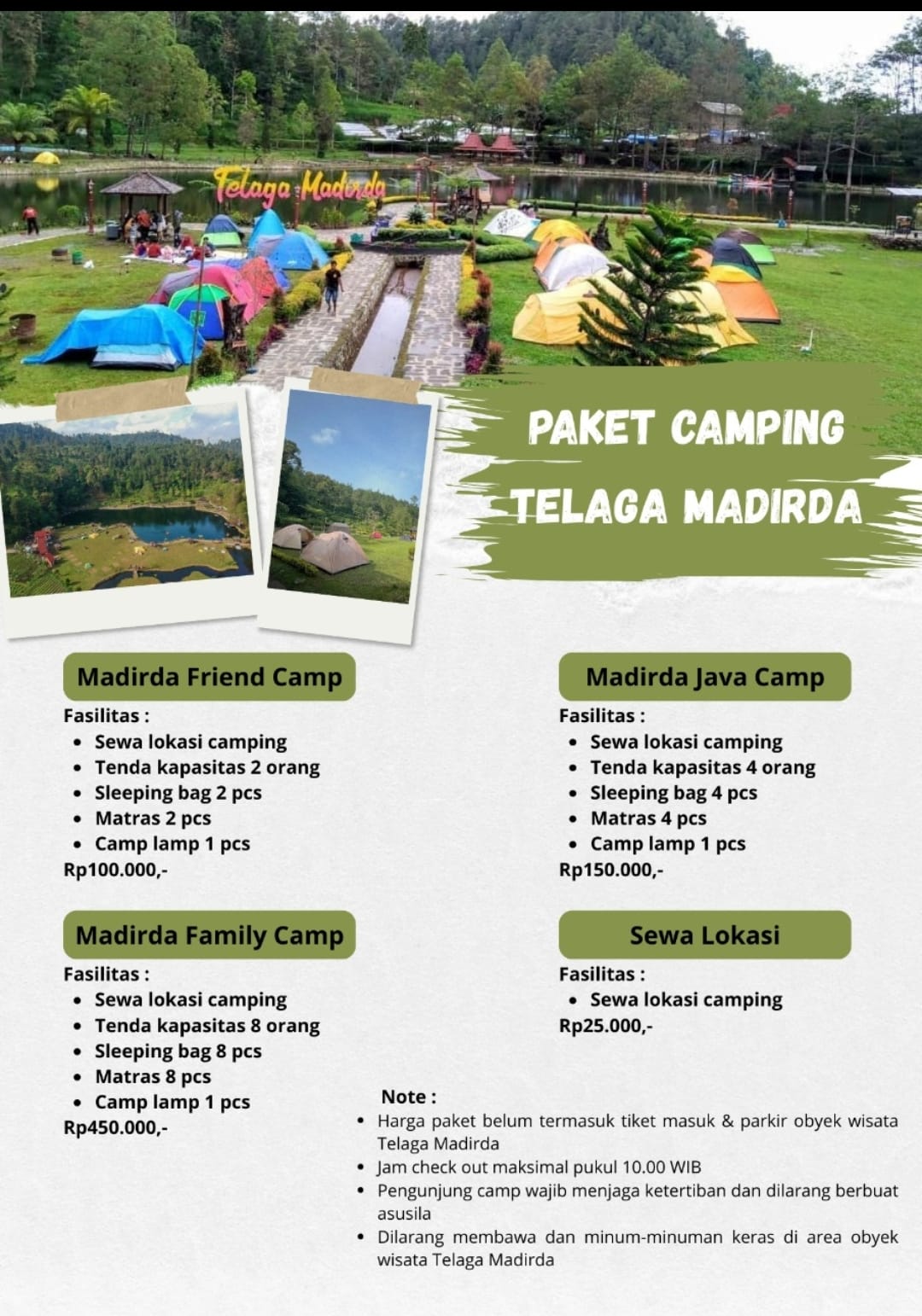 Galeri Camping Ceria Telaga Madirda